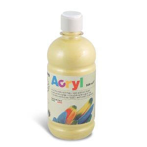 Bottiglia 500Ml Temp Acrilica Oro