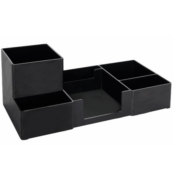 Portaoggetti Scrivania Colore Nero - immagine 2