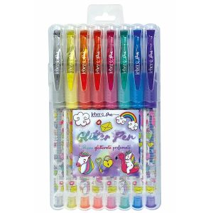 Cf8 Penne Gel Glitterate Unicorno