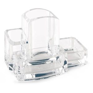 Desk Organizer Acrilico Trasparente