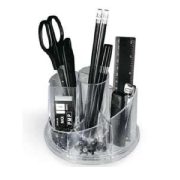 Desk Organizer Plexiglass Girevole - immagine 2