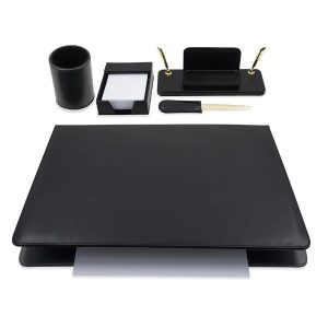 Set Scrivania 5 Pezzi Nero