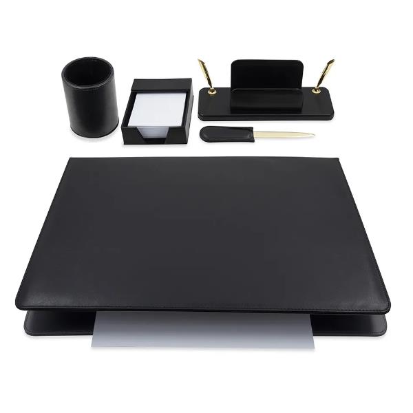 Set Scrivania 5 Pezzi Nero