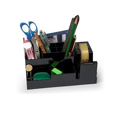 Desk Organizer In Abs Nero