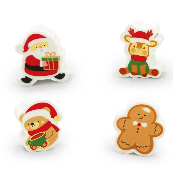 Cf24 Matite Topin Gomma Christmas - immagine 4