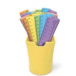 Barattolo 36Pz Righelli 15Cm Pastel