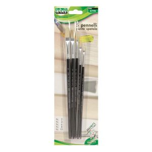 Blister 5 Pennelli A Spatola