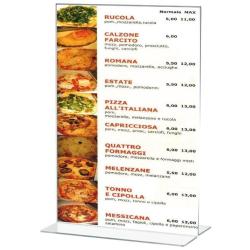 Portadepliant Acrilico A4 Verticale