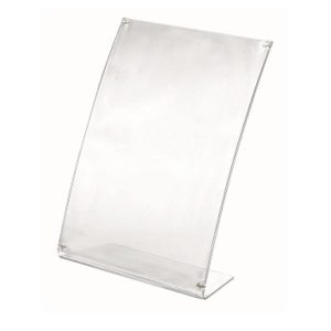 Portadepliant Curvo Acrilico A6