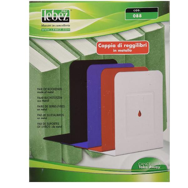 Coppia 2 Reggilibri In Metallo Ross - immagine 2