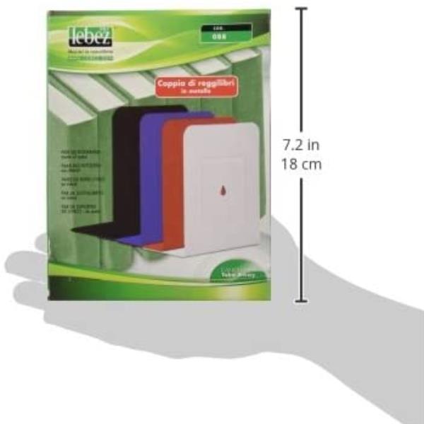 Coppia 2 Reggilibri In Metallo Ross - immagine 4