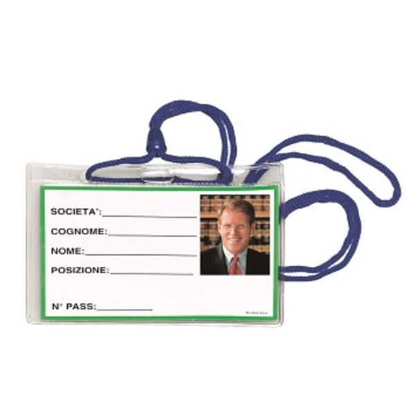 Cf100 Portabadge Con Cordone - immagine 2