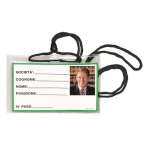 Cf100 Portabadge Con Cordone