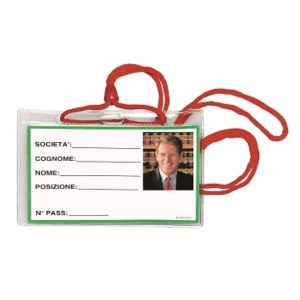 Cf100 Portabadge Con Cordone