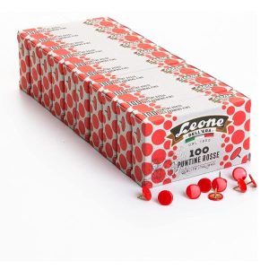 Cf10X100 Puntine Colorate Rosse