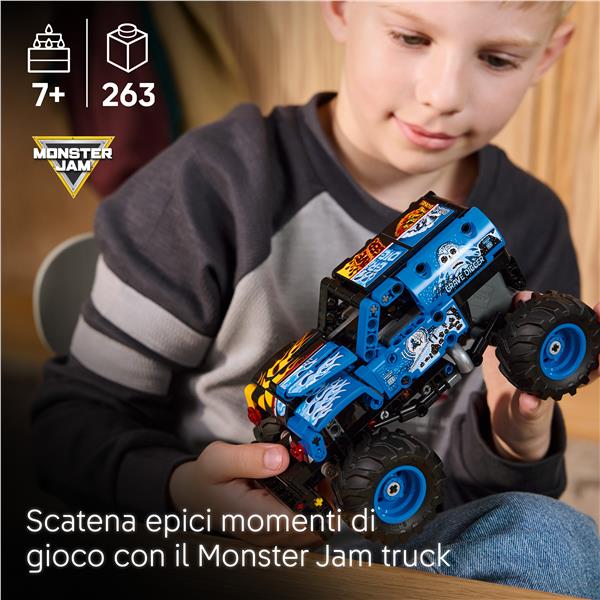 Monsterjamgravedigger Fuocoghiaccio - immagine 4