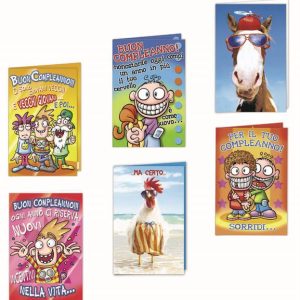 Cf12 Biglietti Compleanno Umoristic