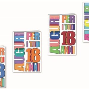Cf12 Biglietti Compleanno 18Anni