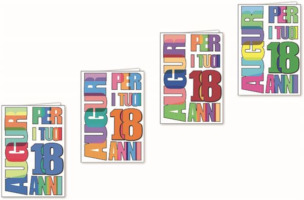 Cf12 Biglietti Compleanno 18Anni