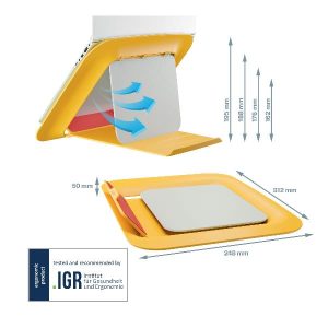 Cosy Ergo Supp.regol.laptop Giallo