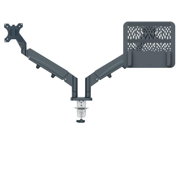 Braccio Doppio Monitor E Pc - immagine 2