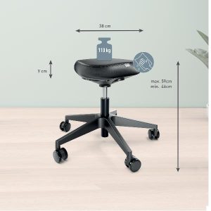 Sgabello Active Con Ruote