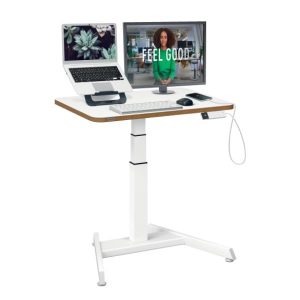Scrivania Elettrica Sit-Stand Bianc