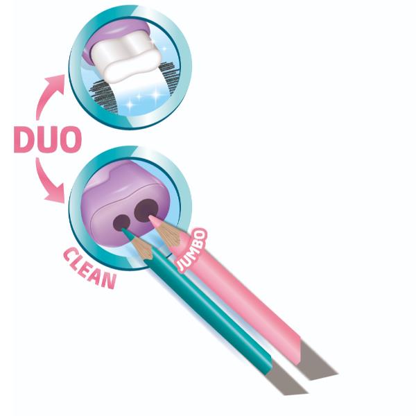 Temperamatite Gomma Connect 2Fori - immagine 4