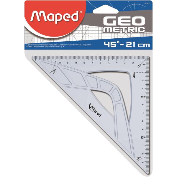 Squadra Geometric 21Cm - 45° - immagine 2