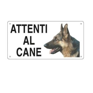 Segn. Allum 300X200Mm Attenti Ca