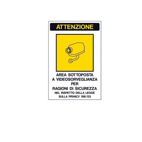 Segn. Allum 300X200Mm Area Video - immagine 2