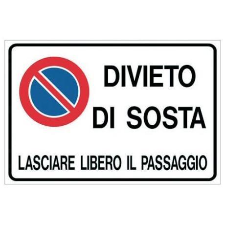 Cartello Divieto Di Sosta - immagine 2