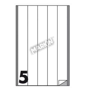 Cf500 Etichette 5 Fgx100 -40X297Mm