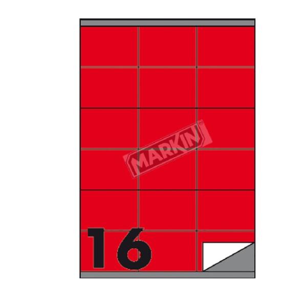 Cf1600 Etichette 105X36 Rosso - immagine 2