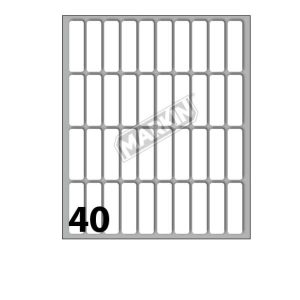 Cf1 Busta 400 Etichett 34X10Mm