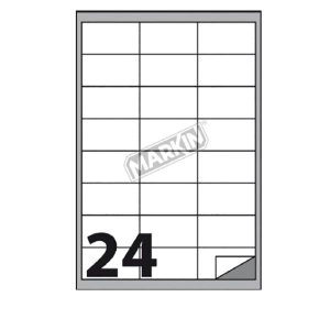 Cf2400 Etichette 24Fgx100 66X33 86