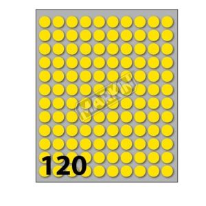 Conf10 Buste Etichet 4 Verde Diam10