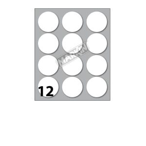 Conf 10 Buste Etich 9 Diam.34