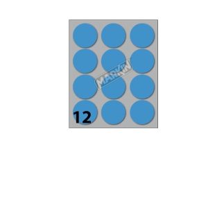 Conf10 Buste Etichette 9 Blu Diam34