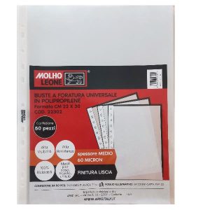 Cf50 Buste For.univ.22X30 Lis 60Mic