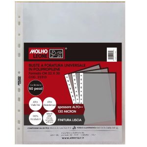 Cf50Buste For.univ.22X30 Lis 130Mic