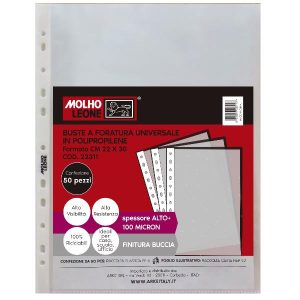 Cf50Buste For.uni.22X30 Bucc 100Mic