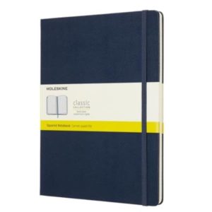 Taccuino Large Rigido A Righe Blu