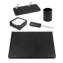 Set Scrivania 5 Pezzi Nero