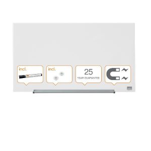 Lavagna Diamond Vetro 677X381 Bianc