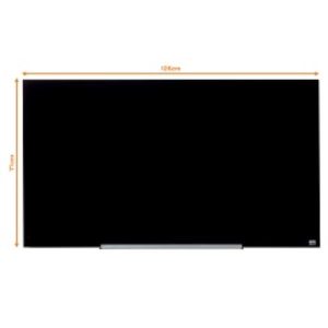 Lavagna Diamond Vetro 1264X711Nero