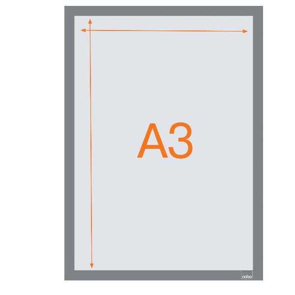 Cf2 Cornice Magnetica Ades. A3 Grig - immagine 2