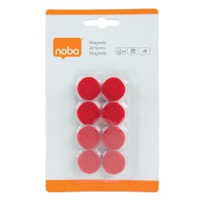 Cf8 Magneti Diametro 20Mm 8Pz Rosso