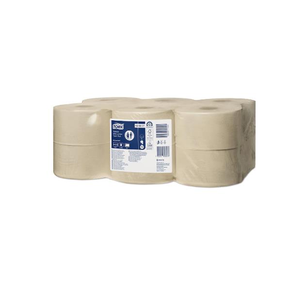 Cf12 Rotolo Carta Ig Mini Jumbo Nat - immagine 2