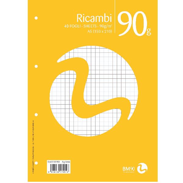 Ricambi Non Rinf. A5 90Gr R. Q